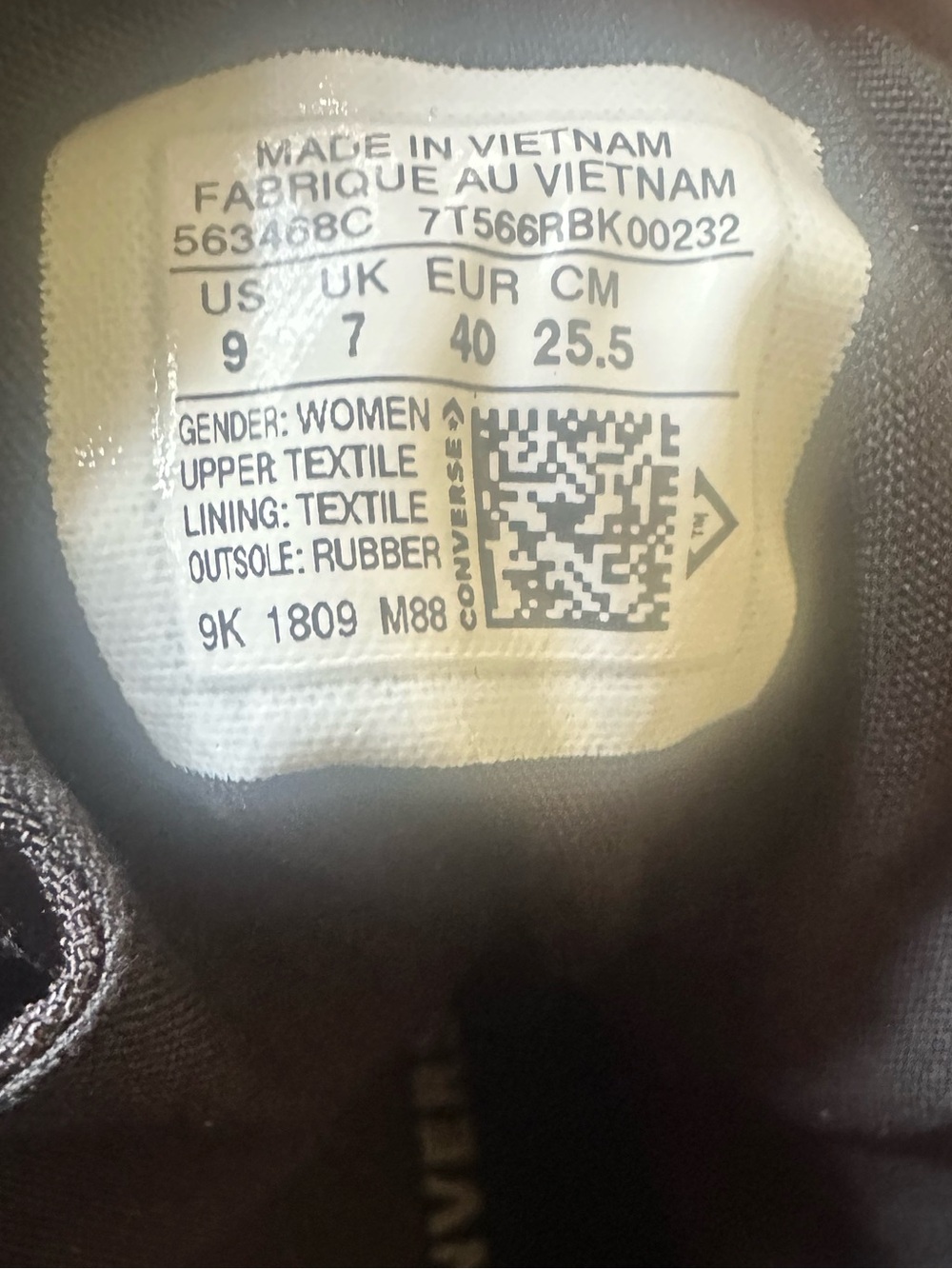 Converse All Star GR82 Extra-High Platform Utility Heeled Boot Black NWOT 9 - Picture 11 of 11